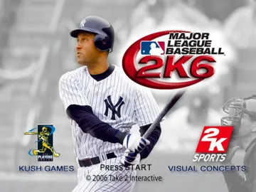 Major League Baseball 2K6 (USA) screen shot title